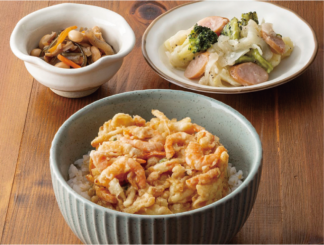 海鮮かき揚げ丼